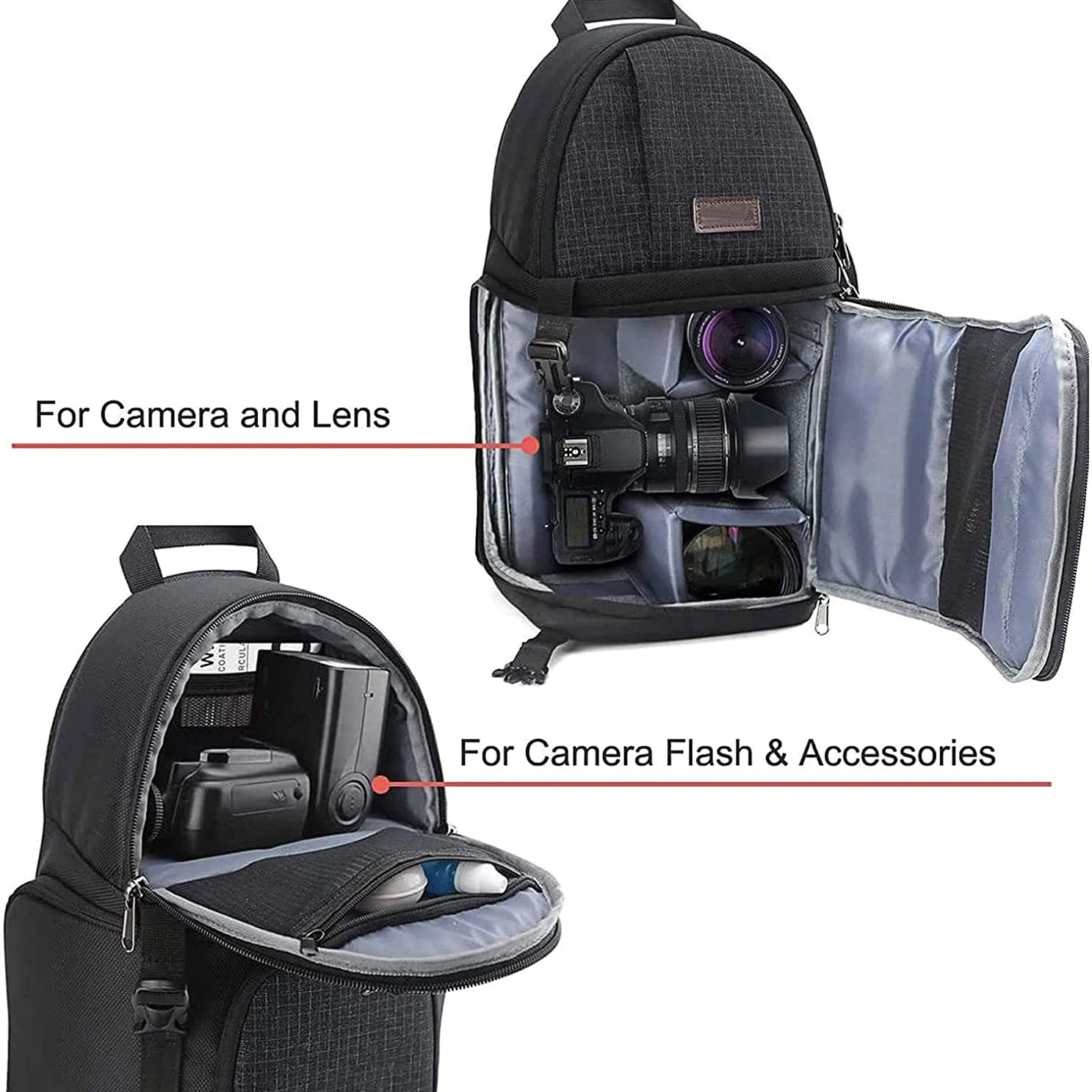 Shockproof Photography Camera Backpack DSLR SLR Mirrorless Case Camera Sling Bag Camera Video Bags