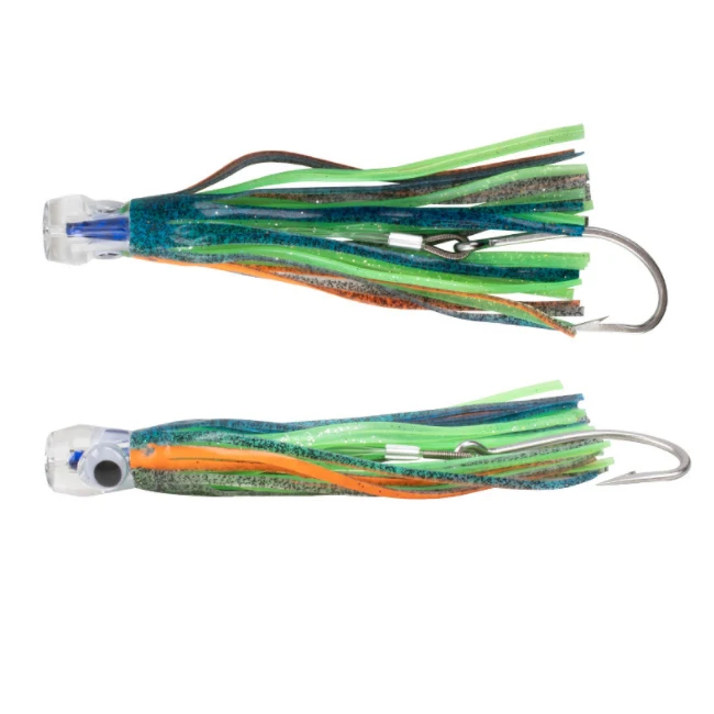 Acrylic Resin Head Marlin Tuna Trolling Lure Big Game Sea Fishing Offshore Trolling Lure