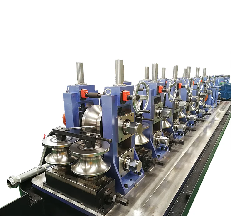 Made in China carbon steel precision erw square pipe production line