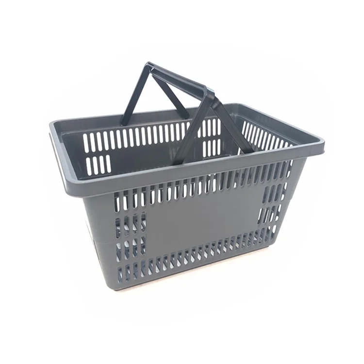 21L PP Materials Hand Basket Plastic Supermarket Fruit Store Shopping Basket