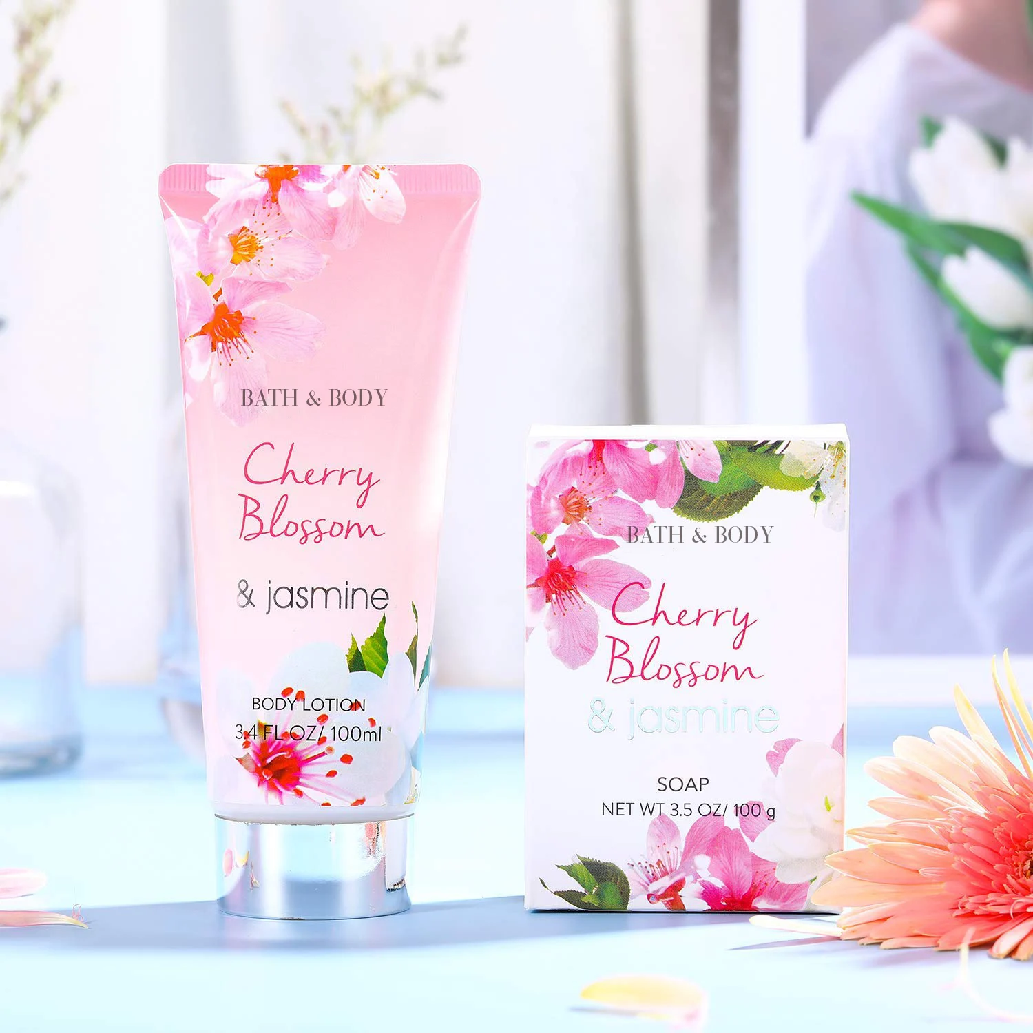 High Quality Company Wholesale Bath Body Moisturizing Care Spa 8 Pcs Gift Set