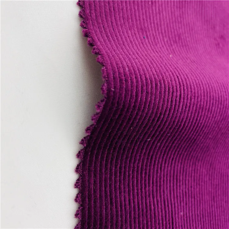 
High quality durable using various 11w cotton 98%cotton2%spx stretched corduroy fabric 