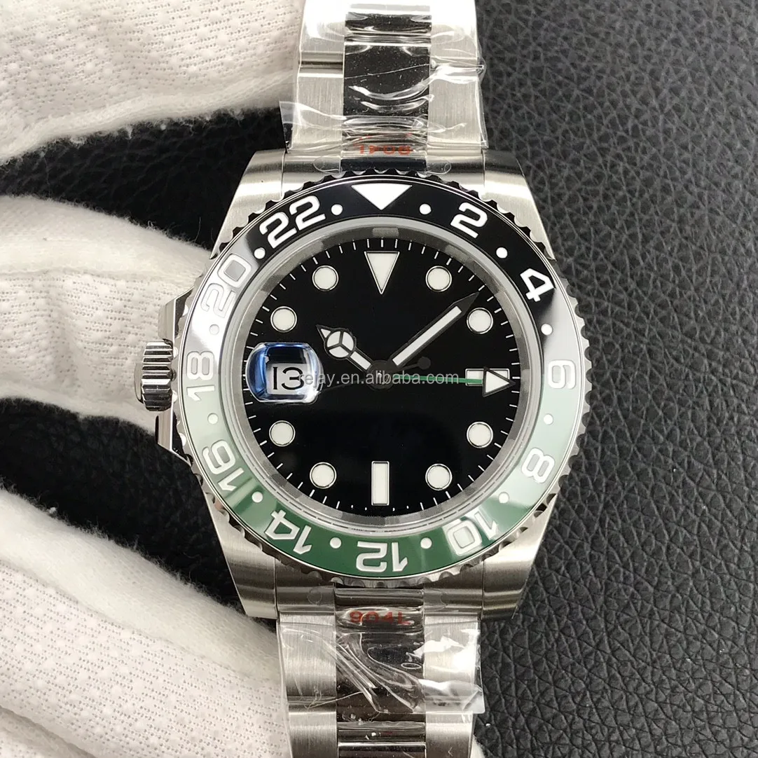 Left Handle Wristwatch 40mm Ceramic Bezel 116719 116719blro Stainless Steel ETA 3285 Luminescent Movement Automatic Watches Men