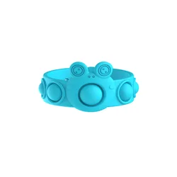 Amazon New Arrive Silicone Push Pop Bubble Wristband Stress Relief Bubble Bracelet Toy Anti Anxiety Therapy Children Toys
