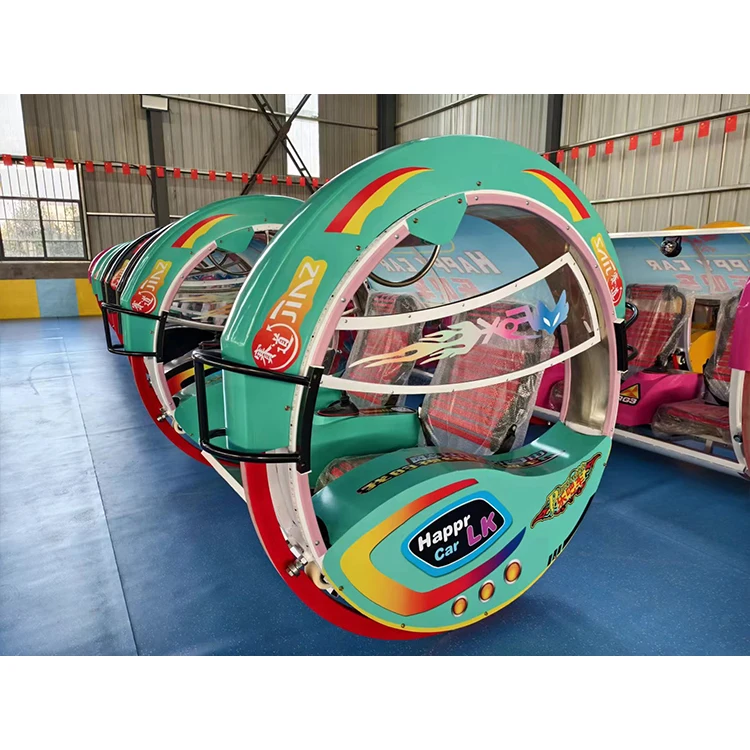 Shopping Mall Swing Car Amusement Park Games Rides Happy Rotating Electrical Battery Le Bar Car for Children and Adults
