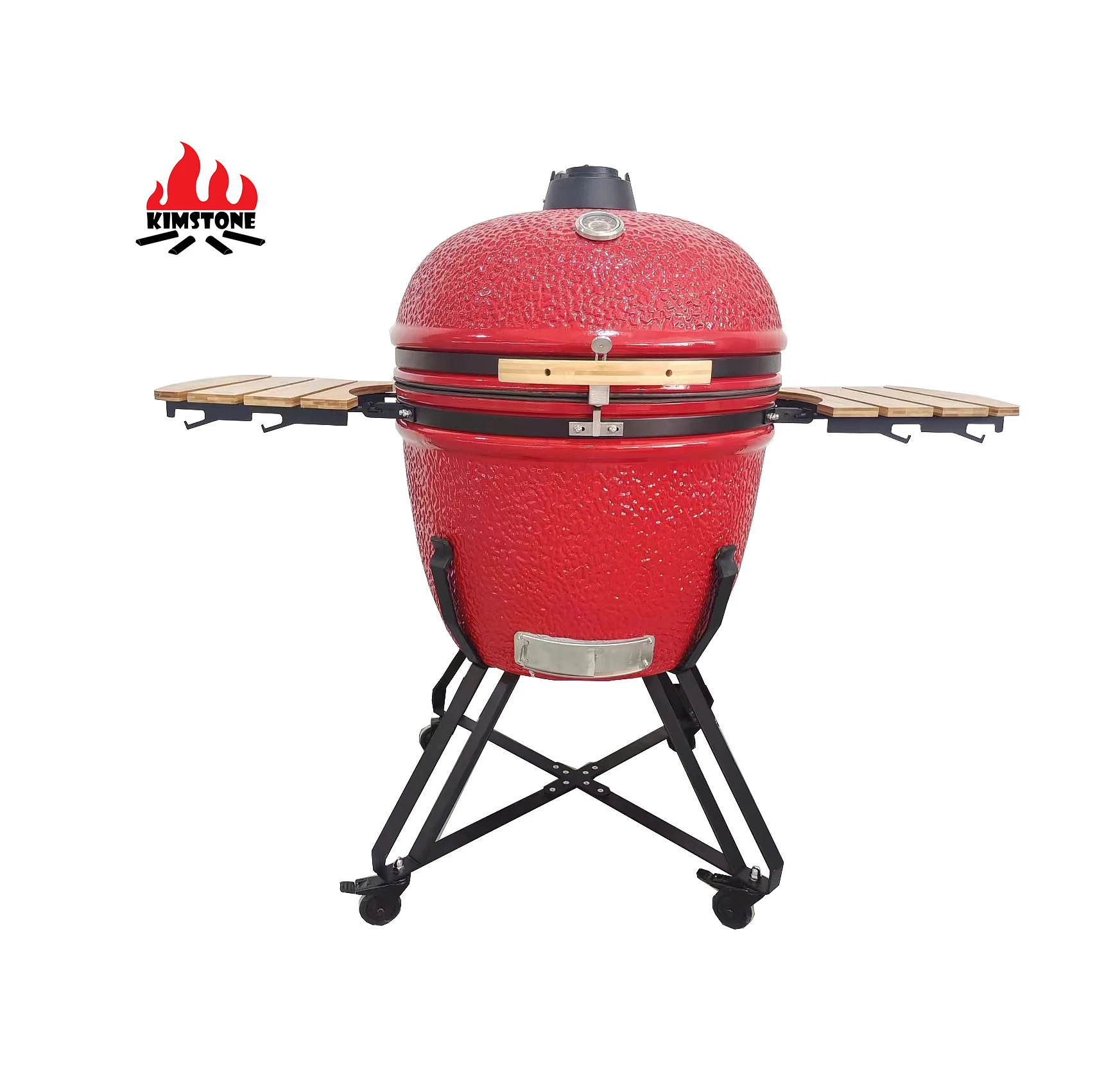 Kimstone 28 Inch Charcoal Grill Metal Kamado Grill With Pleasing And Attractive For Leisure Time