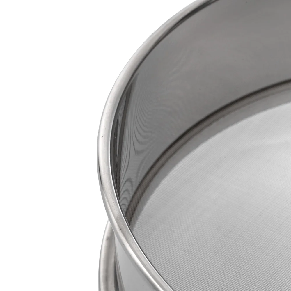 Stainless Steel Fine Mesh round Sifter Baking Flour Sieve with Different Holes for Soil Colanders & Strainers