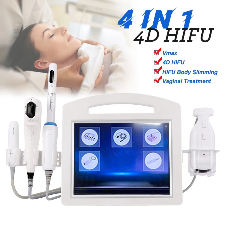  4in1 4d 3d hifu v max для похудения вагинальный подтягивающий аппарат потери веса подтяжка век верхних губ с 9