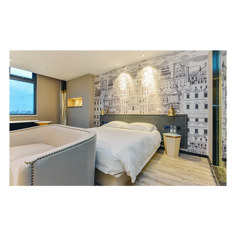 
 Customized wholesale modern 3 star 4 star 5 star commercial hotel bedroom furniture  
