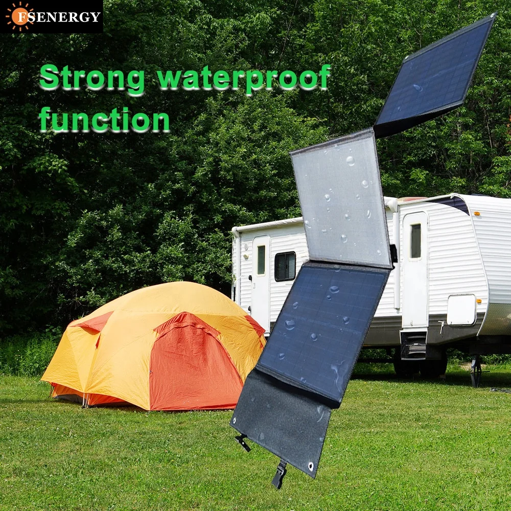 Waterproof 100W 200w Solar Panel Portable Folding Solar Panel 300w 400w Foldable Solar Panel Camping For Portable Power Station