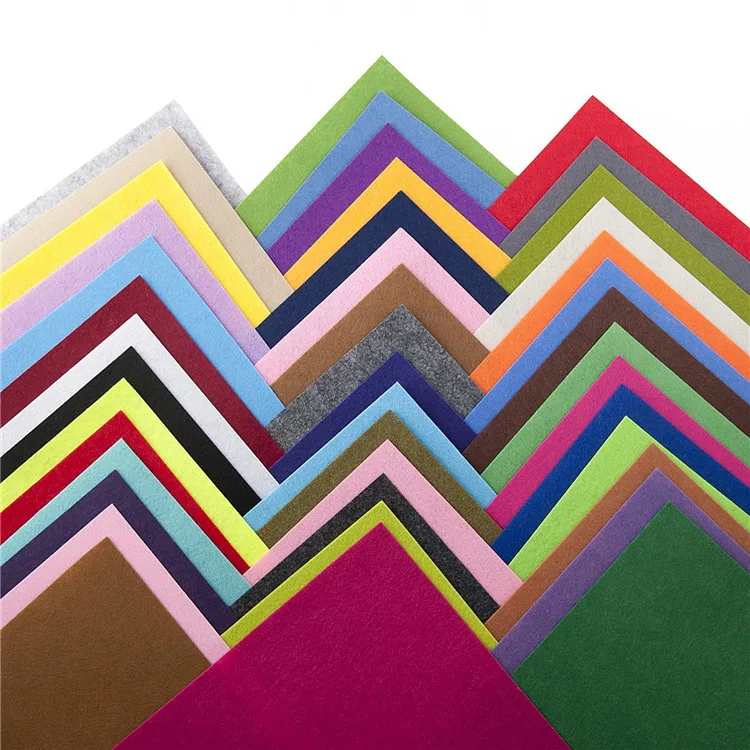High Quality Felt Fabric Roll Pieces Industrial Felt Polyester Non Woven Colorful Felt