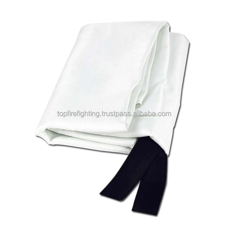 1.2x1.2m Standard Emergency Fire Retardant Protection Heat Insulation Fiberglass Fire Blanket for sale