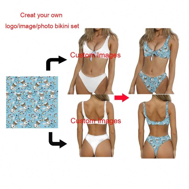 2021 Polynesian Tribal Tattoo Green Turtle Pattern Knot Low Waist Two Pieces Bikini Set For Women Swimsuit Female Beachwear