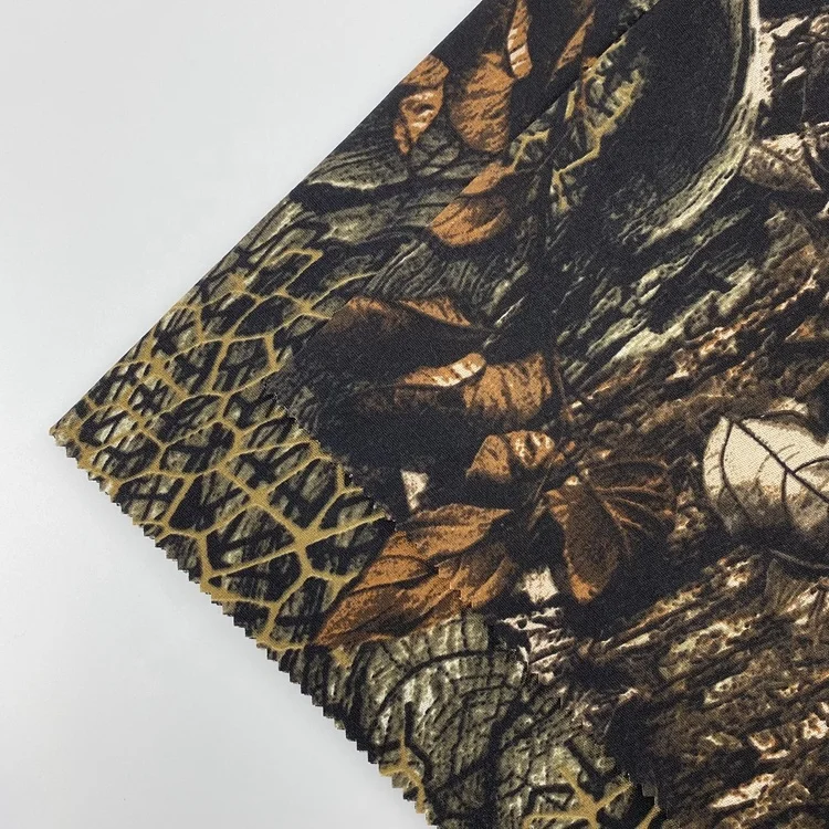 Most selling products 80% polyester 20% cotton material 195GSM personalized camouflage print greta fabric for bags
