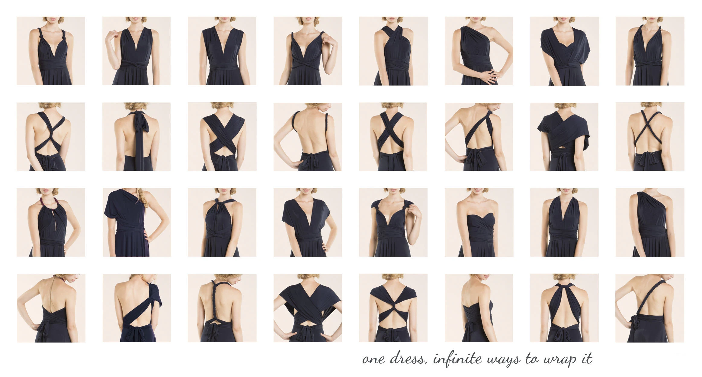 Hot selling multi way wear sexy cross open back long evening dress