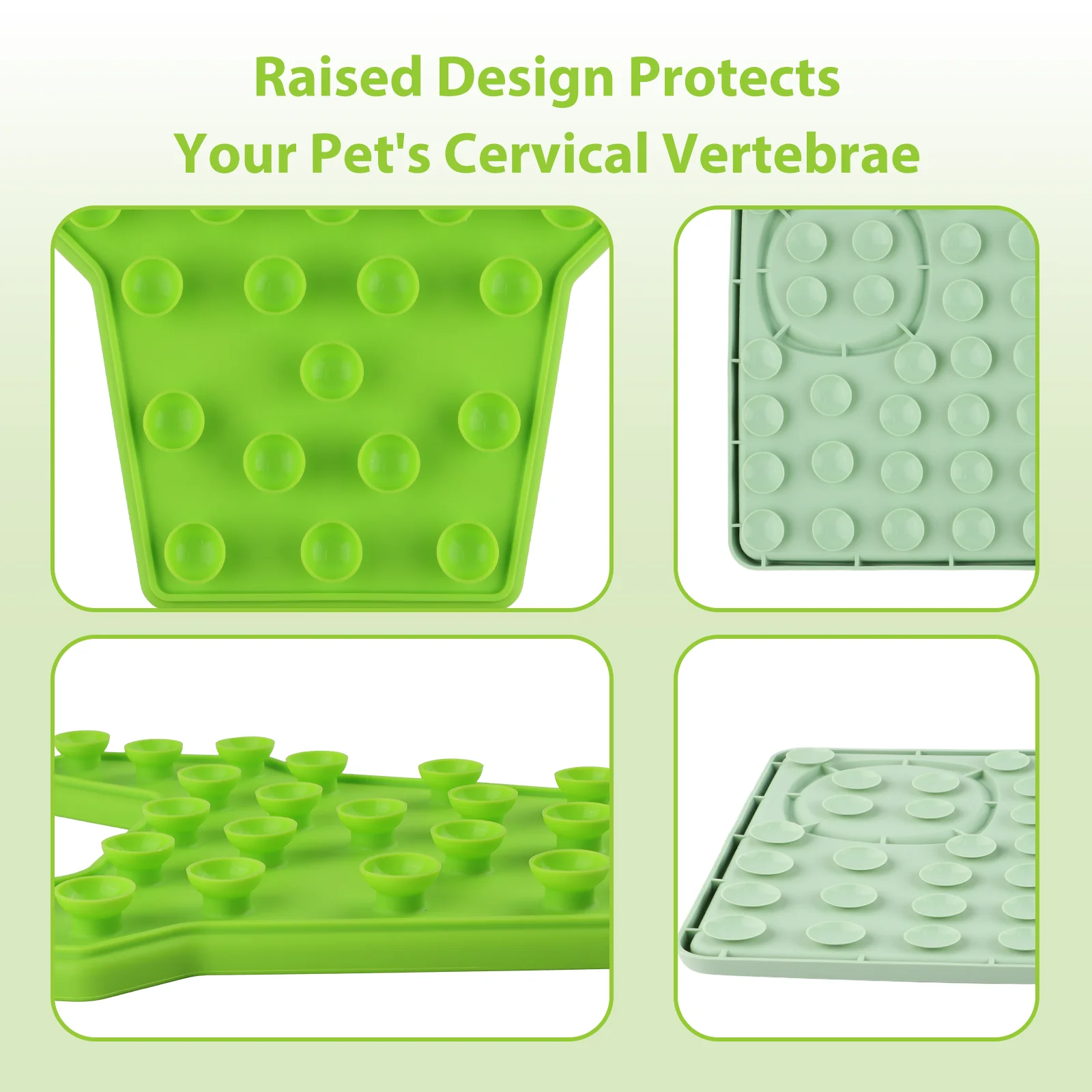 Multi functional area silicone  3 in 1 Lick Mat And Silicone Dog Bowl Water Food Slow Feeder Dog Bowl Pet Bowl Feeders