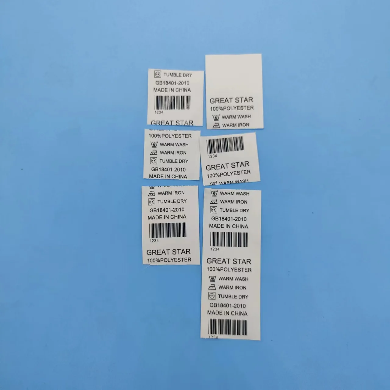 Blank easy tear able acetate polyester satin ribbon roll  for printed label