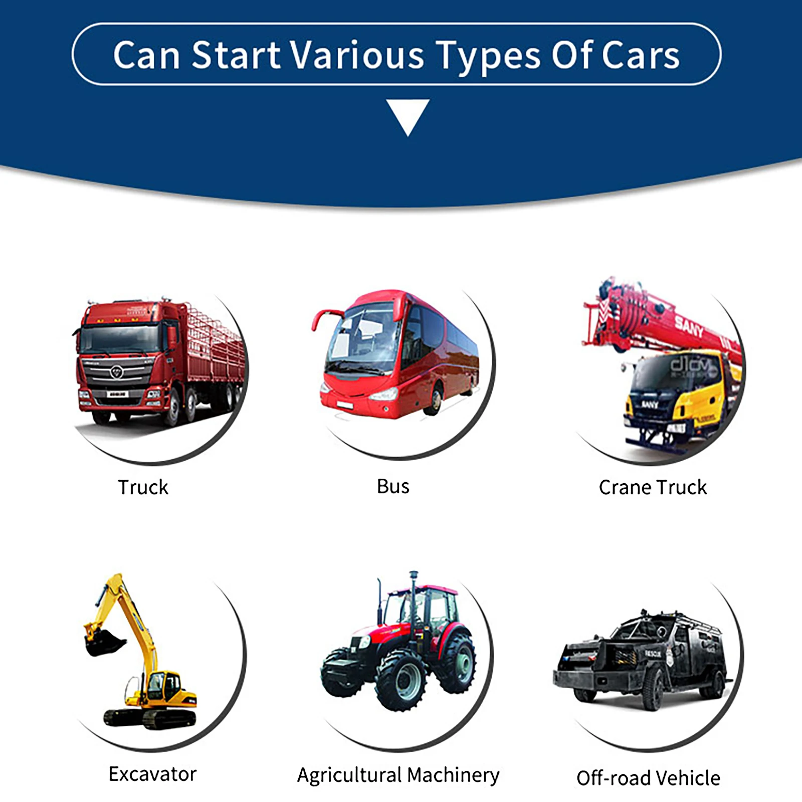12V 24v Diesel Vehicle Car Jump Starter Power station 2000A For Truck Lorry Excavator Crane For Emergency Situation 40000mAh