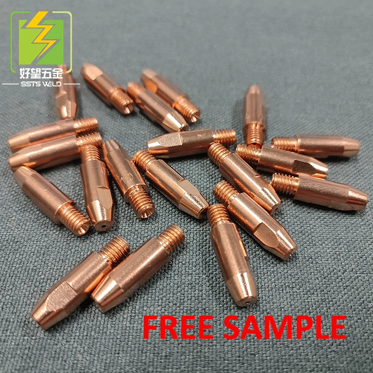 Contact Tip Mig For Binzel 36kd 40kd 501d Consumables Welding Torch Accessories M8x30mmx0.8 1.0 1.2 1.4 1.6 Contact Tip