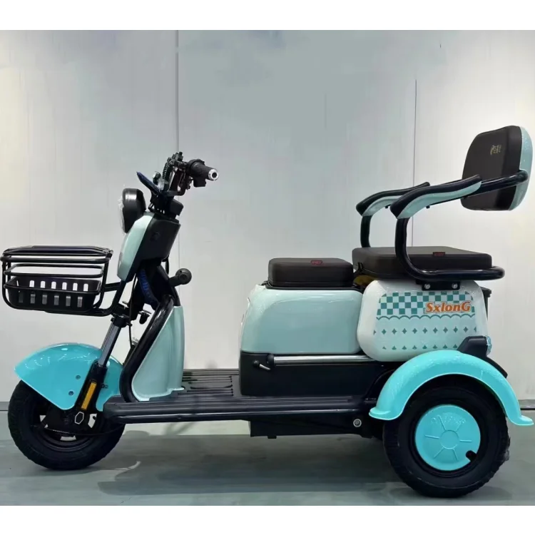 Производство бытовой мопед E Trike компактный легкий трехколесный велосипед электрический 600 Вт 800 1000 Электрический с детским сиденьем