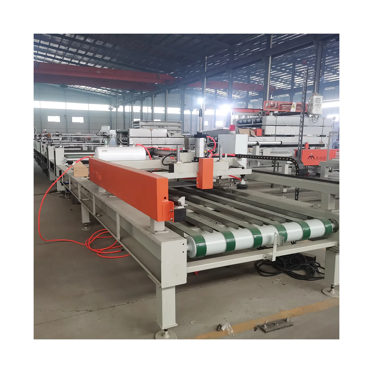 Small Capacity Fireproof 12mm MgO Board Production Line Fiber Cement Board Production Line