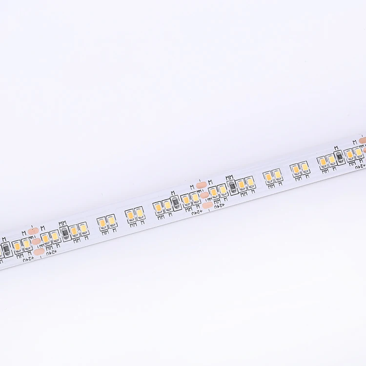 Bicolor tira de led a prueba de agua 240leds/m outdoor 12v 24v smd 2216 waterproof flexible led light strip