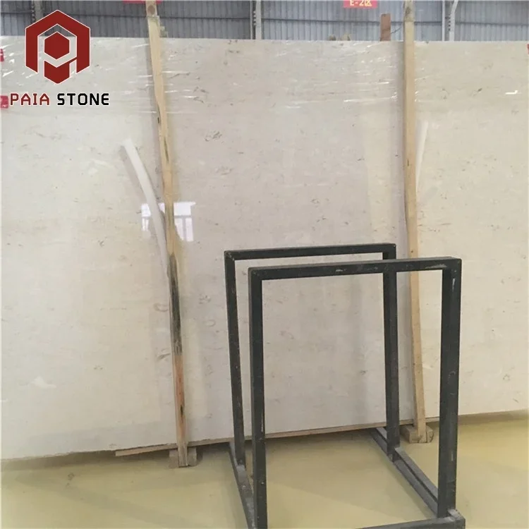 Modern Cream Moon Beige Marble Limestone Slabs Architectural Slabs Outdoor Exterior Wall Cladding Honed Polished Antique Sale