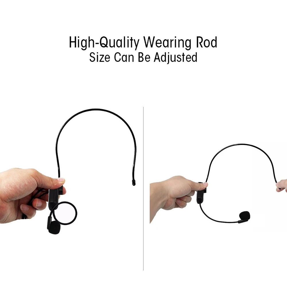 
2.4G Wireless Microphone System Wireless Lavalier Microphone for Teaching Meeting Tour Guide Microphones 