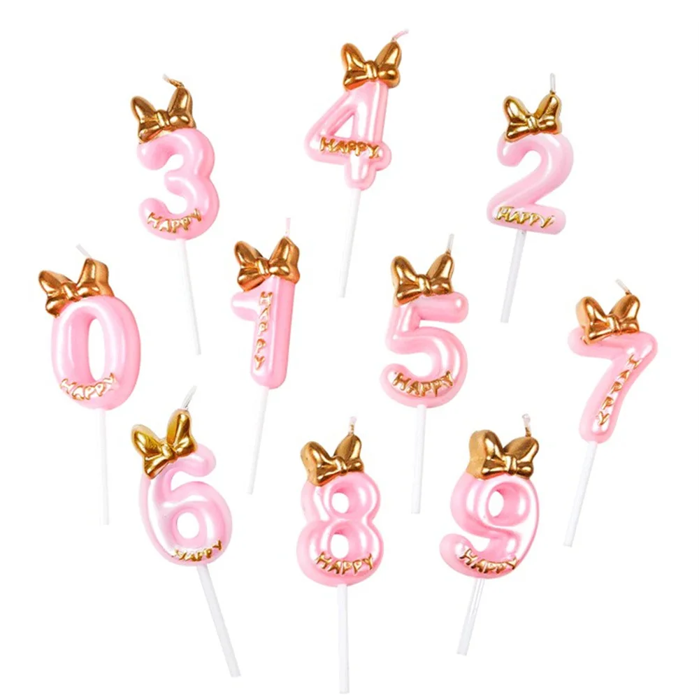 
number Wax candle Party, birthday, wedding Party arrangements originality Creative Party Candle 
