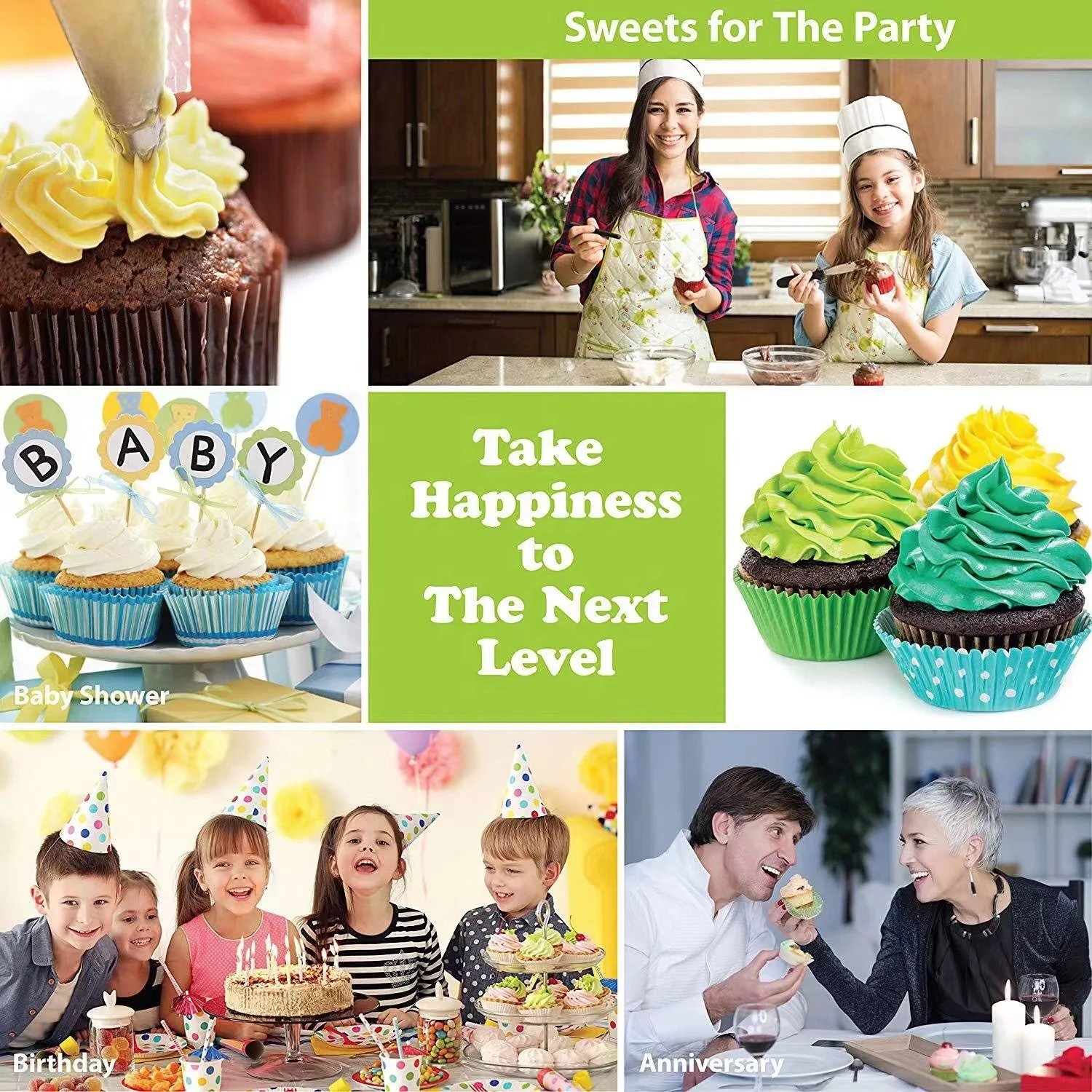 AK 46pcs Hot Sale Cake Decorating Tip Set Baking Supplies Rotating Cake Stand Turntable Tools Kit Plastic Cake Stand Icing Tips