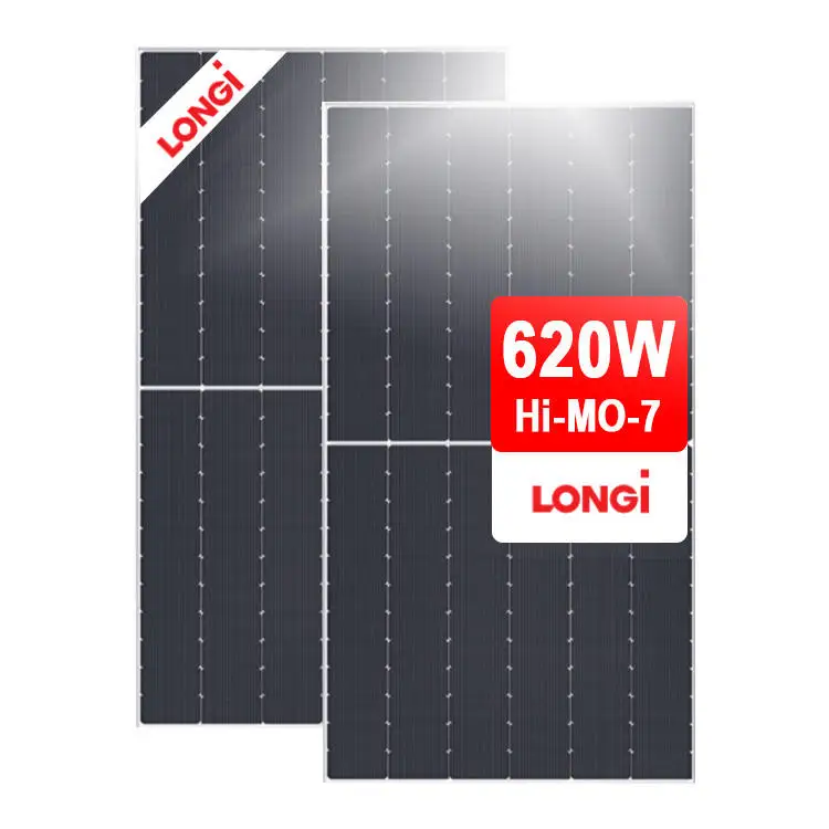 LONGi HiMO 7 590w LR7-72HGD 585-620M HPDC Half Cut Cell 585 590 595 600 605 610 615 620 Watt Solar Panel Longi EU