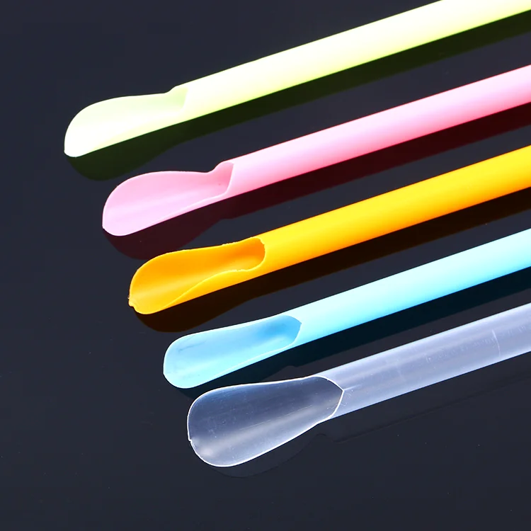 Plastic Bubble Tea Milk Tea Boba Drinking Disposable Straws Transparent Black Colorful Straws