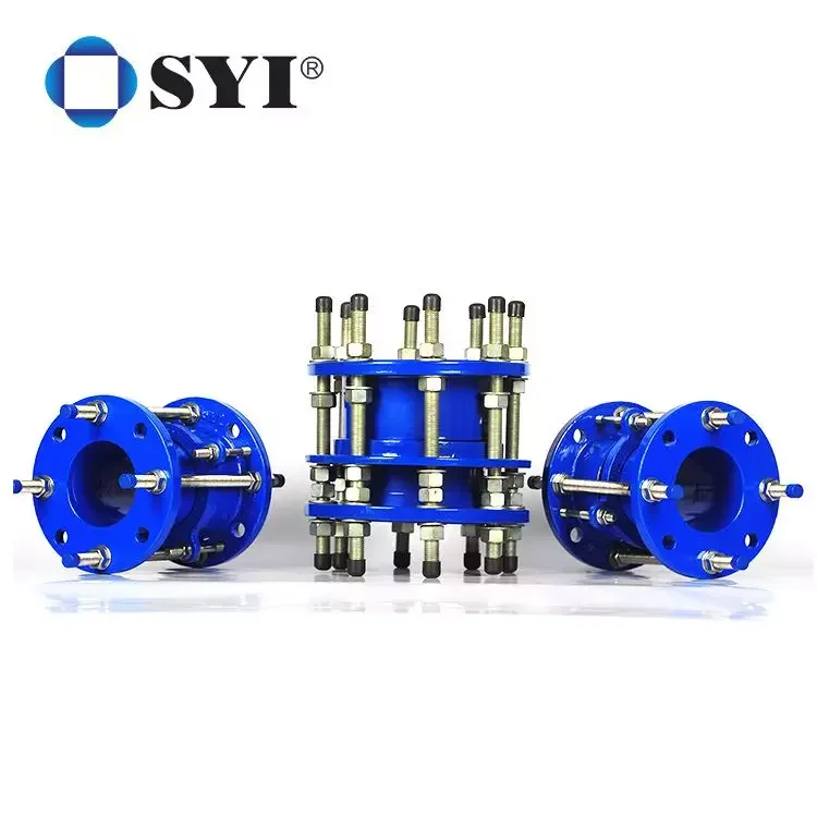 Dismantling Joints Flange Pipe Fitting Connector Bigger Size Ductile Iron OEM Round Flange Adaptor for Hdpe Pipe EPDM Casting