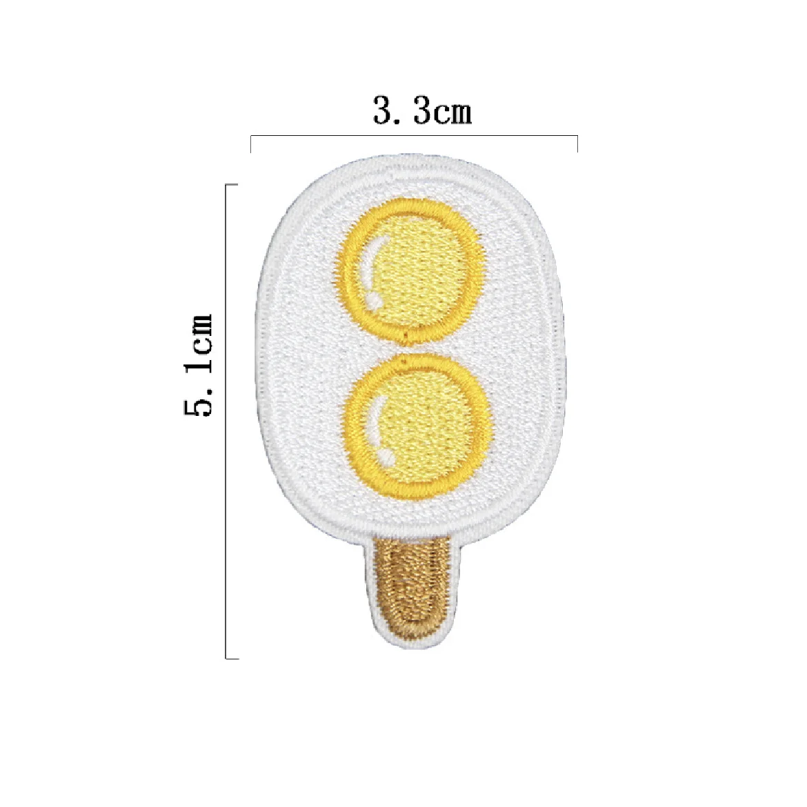 Stock Cute Cartoon Children Badges Animal Rabbit Cat Claw Popsicle Coffee Embroidered Patches Iron On For Clothing Hats Shoes