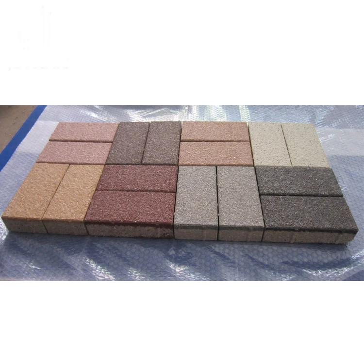 Eco-friendly skid resistance porous permeable ceramic pavers