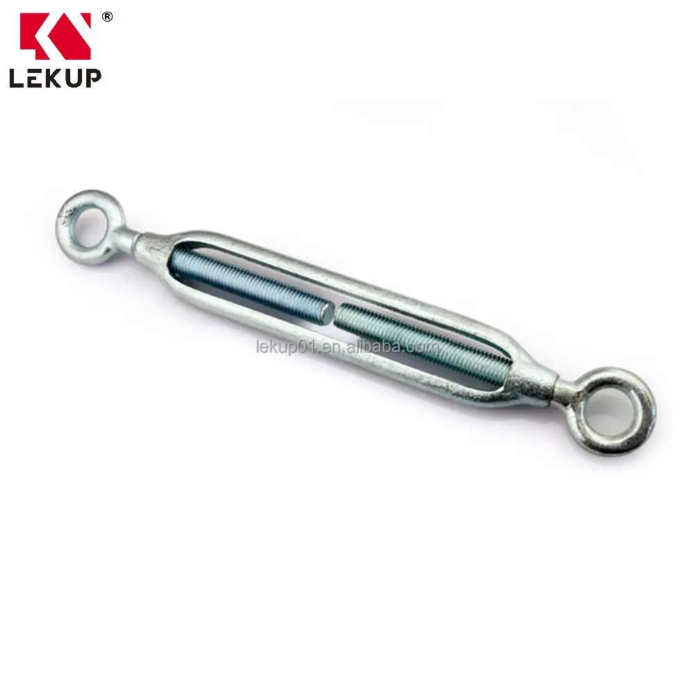 JIS Type Cable Turnbuckle Galvanized Frame Turnbuckle with Eye and Eye Heavy Duty Turnbuckle for Cable Wire Rope Tension