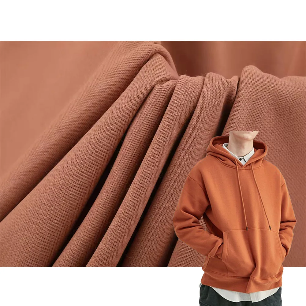 2107 New Product French Terry Fabric Yarn Knitted Cloth Sport Wear T-shirt  Polyester Fabrics And Textiles