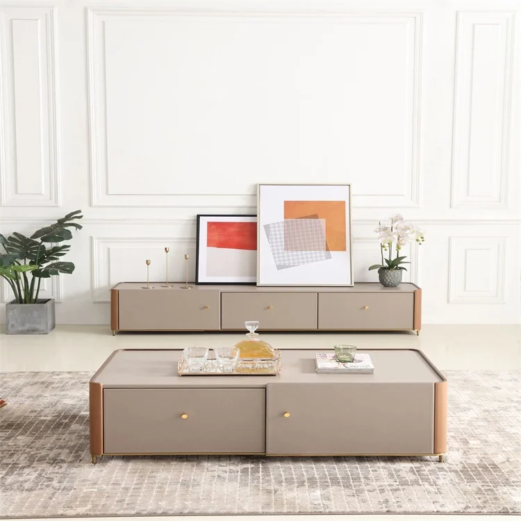 
2021 New Style Living Room Luxury Latest Design Corner Furniture Modern Tv Stand Cabinet 