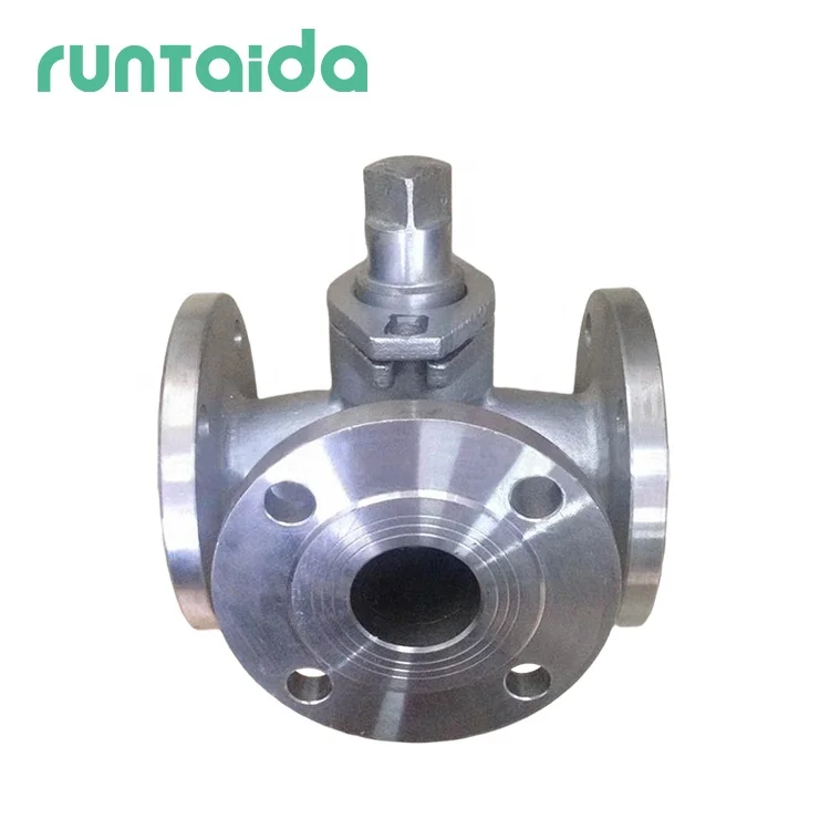 Gas internal thread  2 way stainless steel cock plug valve