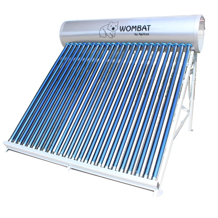 150L, 180L, 200L, 240L, 300L Evacuated Tubes High Pressure Pressurized Thermosyphon Solar Water Heaters For Residential