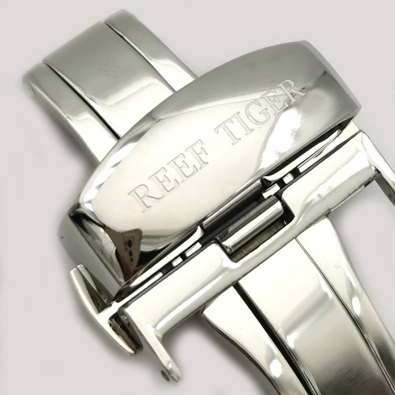 customized logo printing engrave laser clasp watch band buckle