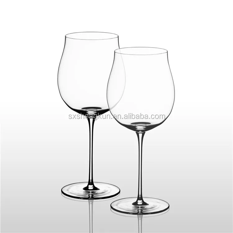 
Hot sale stocked lead-free crystal 750ml burgundy red wine glass with OEM logo 