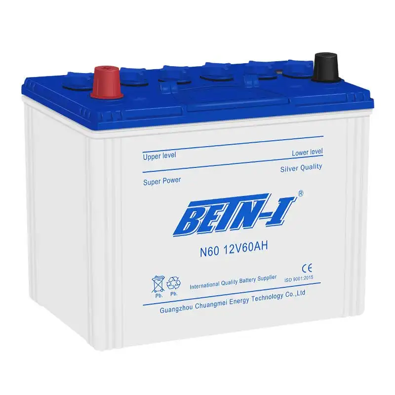 
factory wholesale 12v 60ah dry charged car battery for sale 