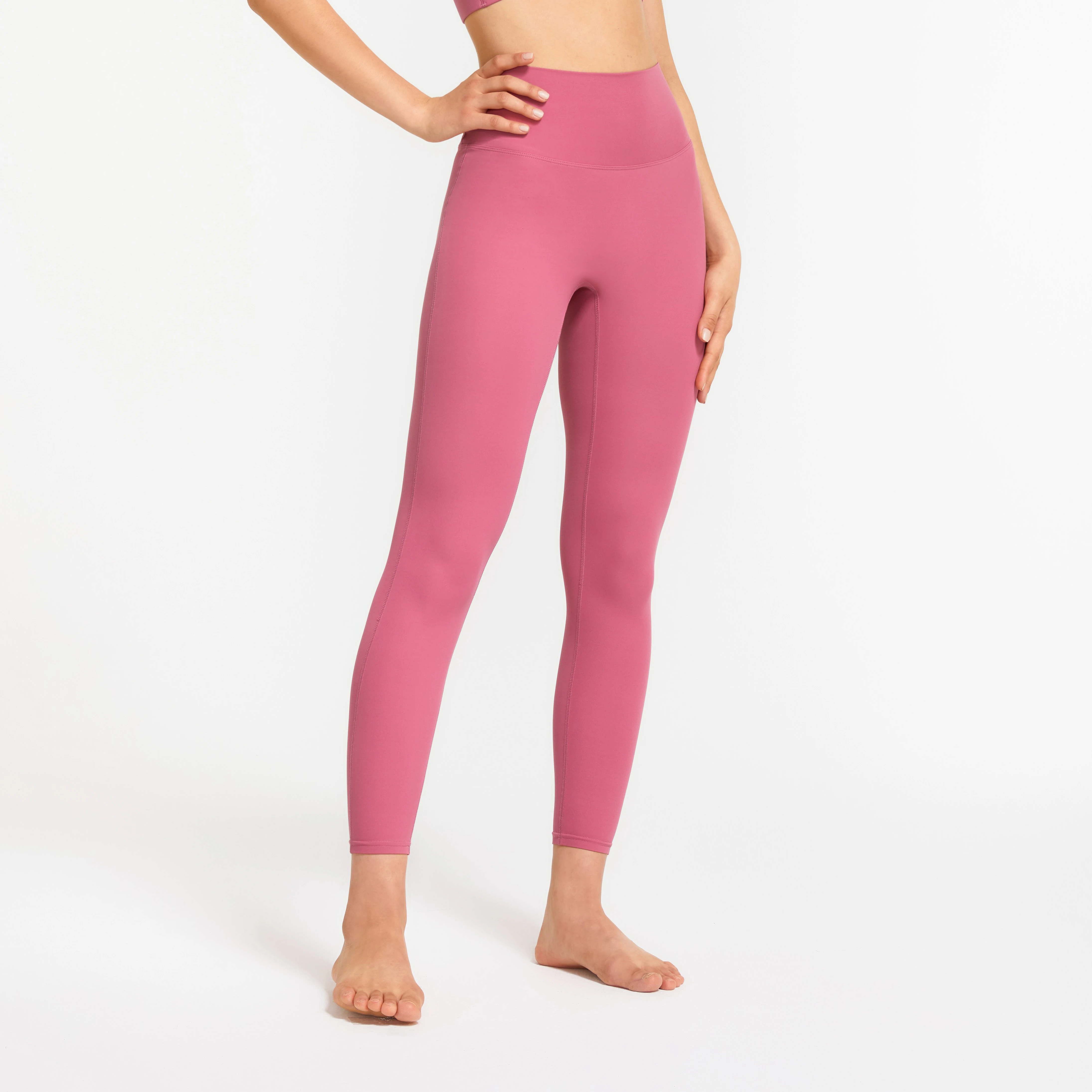 
Для женщин нейлон/спандекс теплой ткани с высокой талией бесшовные тренировки лосины Oem Одежда для фитнеса 