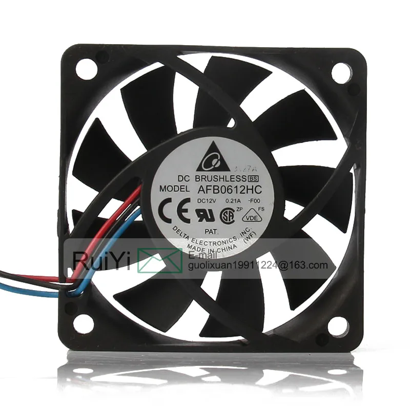 Новый 24V 48V DC12V 0.21A EC AC 60X60X13MM 6013; Каблук высотой 6 см; Объем воздуха мяч Аксиального потока центрифужный вентилятор AFB0612HC Вентилятор охлаждения