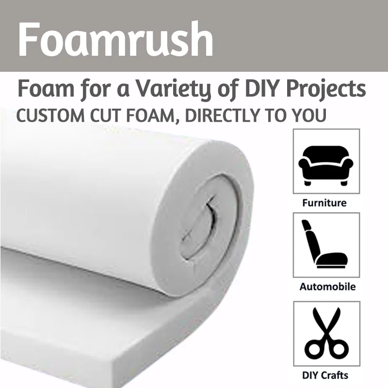 Factory Customizable Size Good Supporting Rigid Sponge Roller Half Round Furniture Upholstery Polyurethane Foam