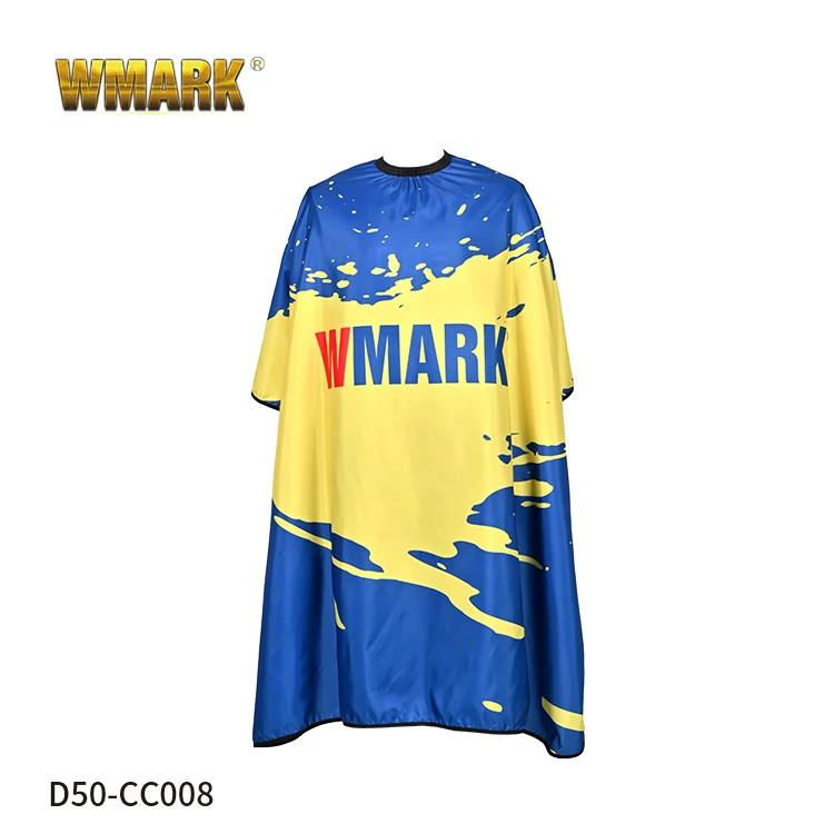 Парикмахерская накидка WMARK, профессиональный водонепроницаемый фартук для стрижки волос в салоне красоты, накидки для мужчин