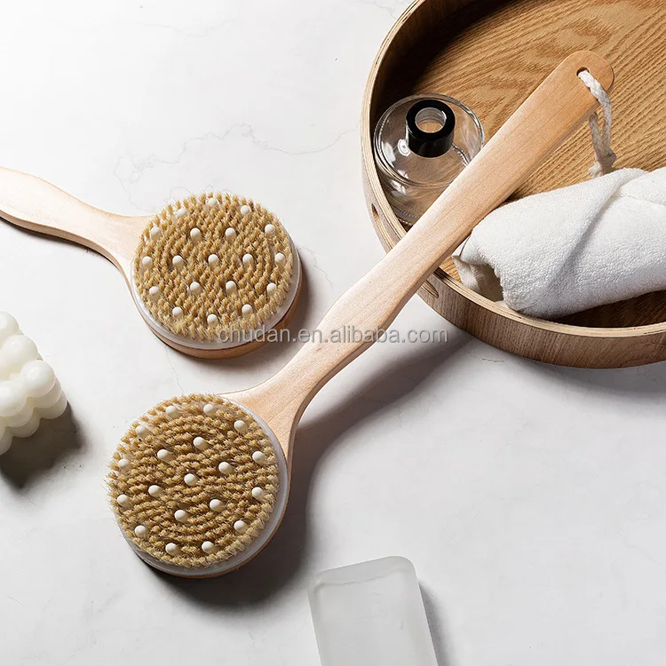 Long Handle Body Washing Brush Back Exfoliating shower brush Massage Bath Brush