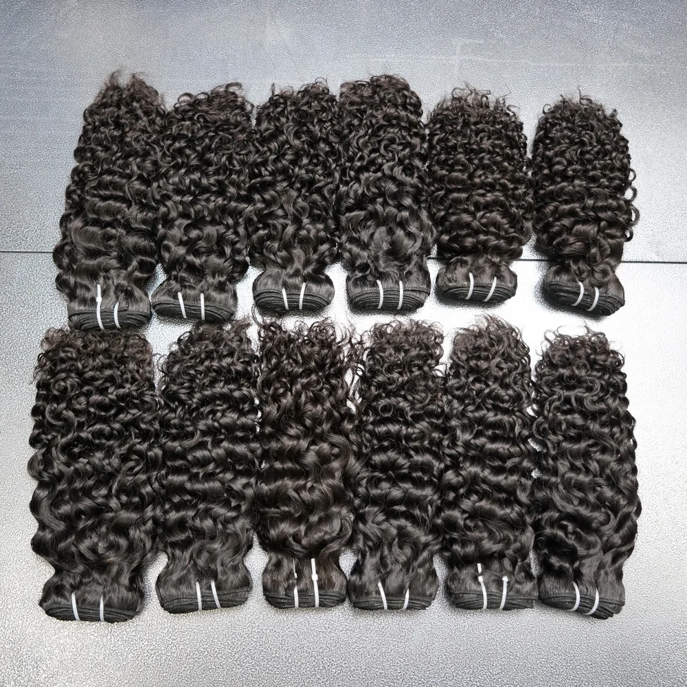 Wholesale Bundles Virgin Water Wave Hair, Cambodian Cuticle Aligned Raw Human Hair, Natural Remy Raw Cambodian Hair Vendors