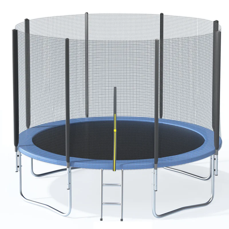 Factory cheap 8ft 10ft 12ft 13ft 14ft 15ft 16ft Outdoor Round Trampoline With Enclosure Safety Net for Adult and Kids